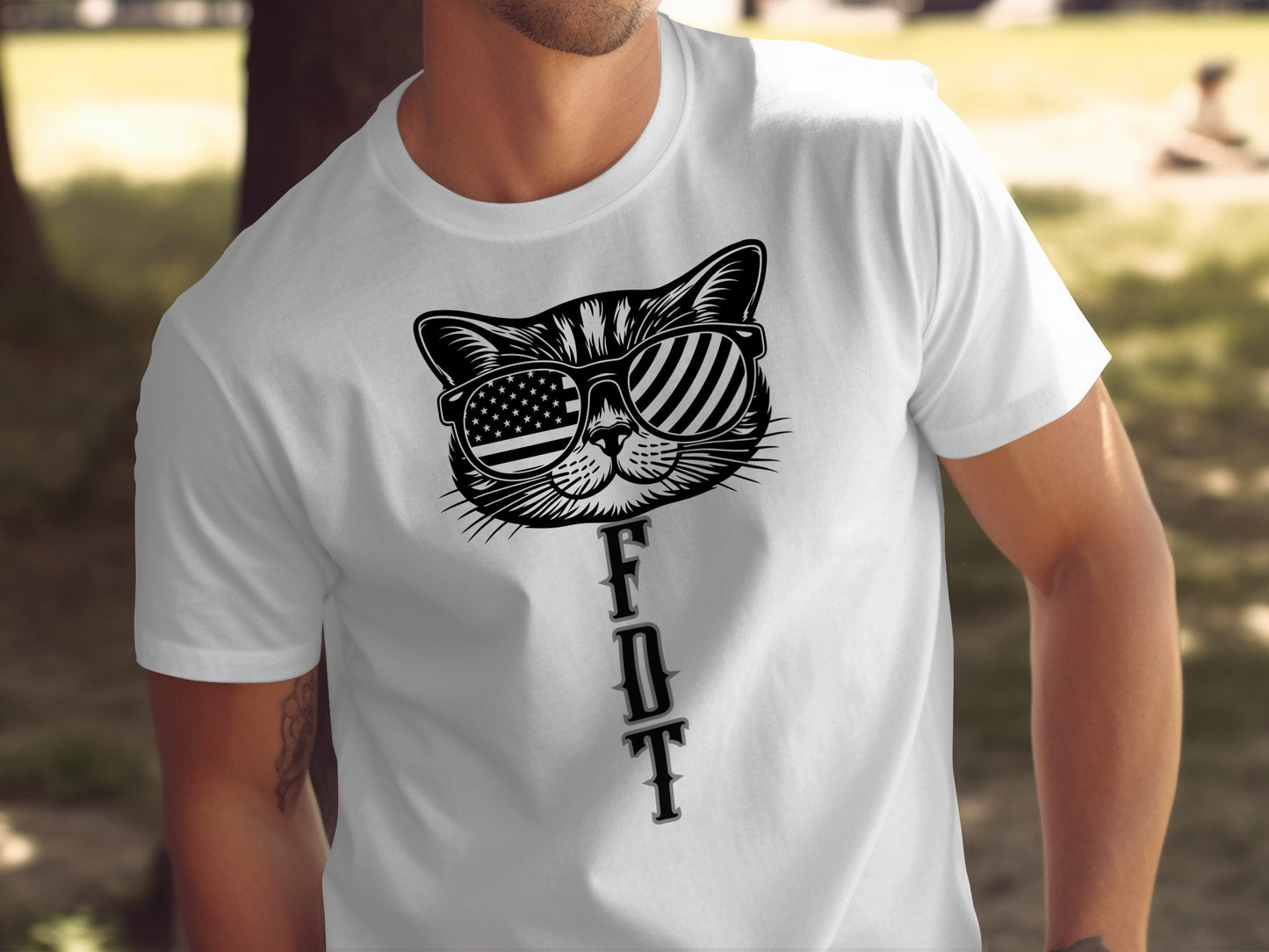Cool Cat FDT Sunglasses Graphic Tee Shirt product