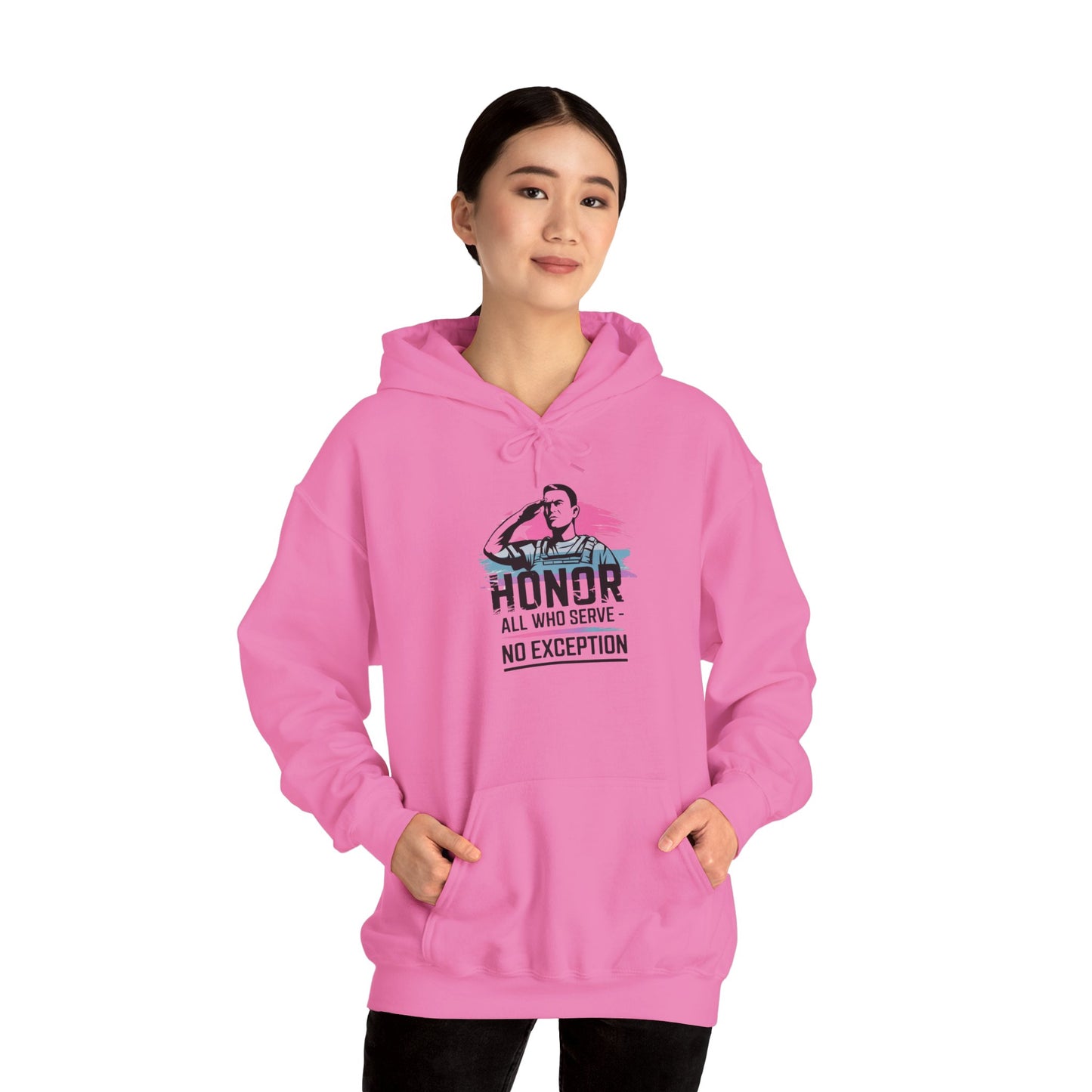 Pride hoodie Honor All Who Serve Hoodie - Unisex Heavy Blend™ Sweatshirt