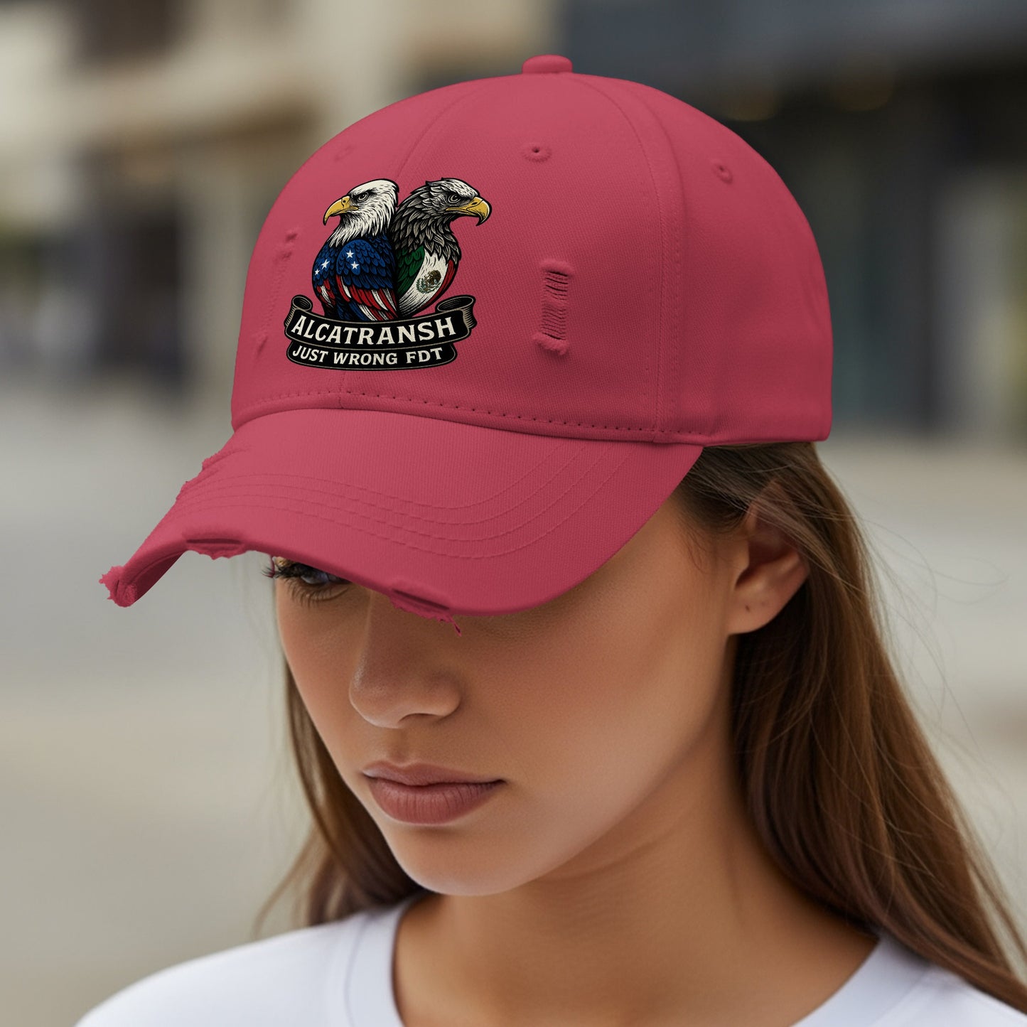 Unique Alcatransh Just Wrong FDT Distressed Cap product