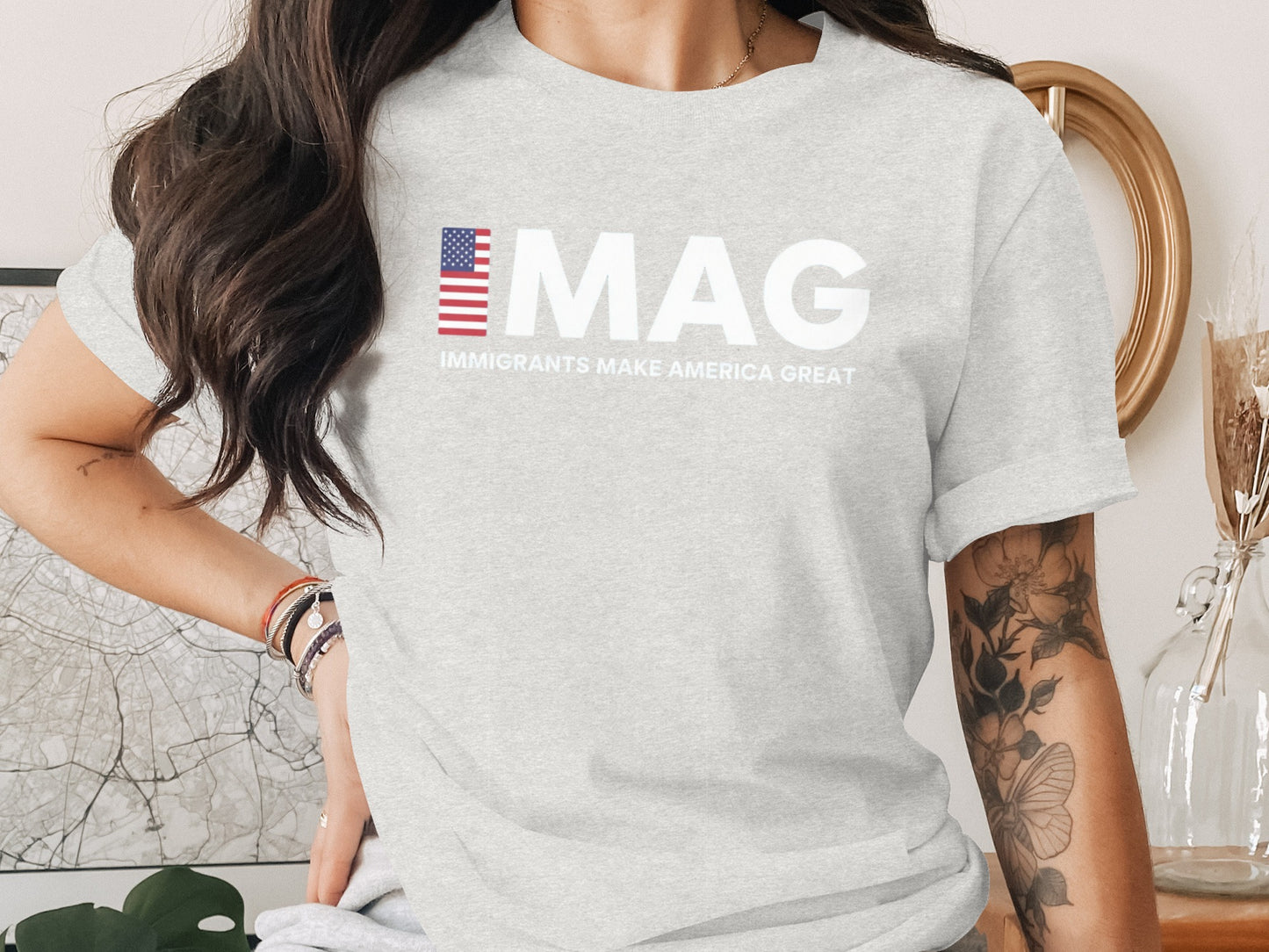 IMAG Immigrants Make America Great Tee product