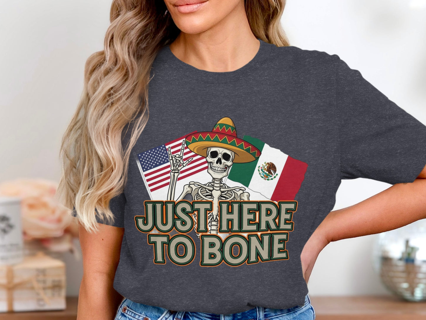 Just Here to Bone Graphic Short Sleeve Shirt product type