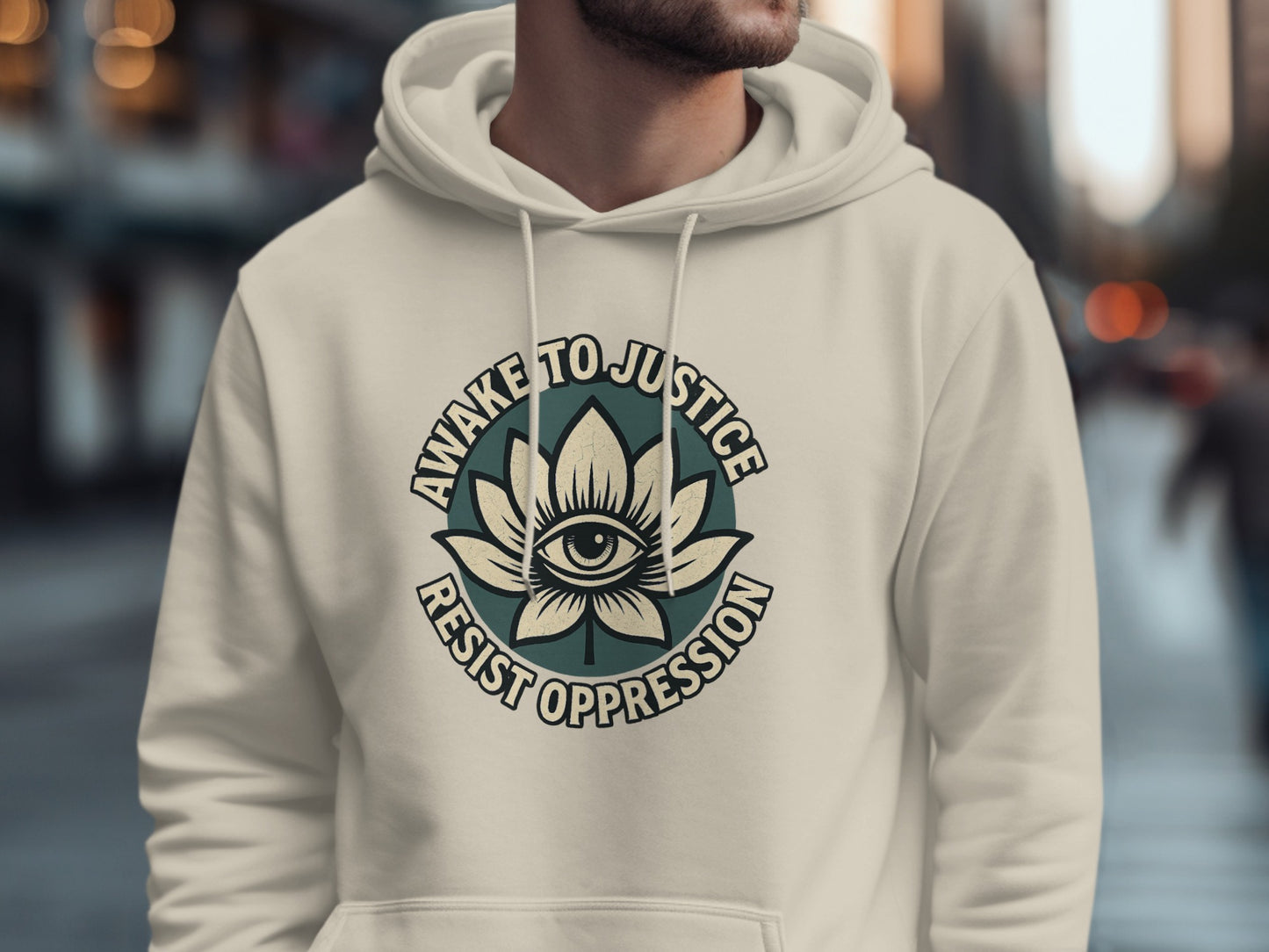 Awake to Justice Resist Oppression Hoodie product