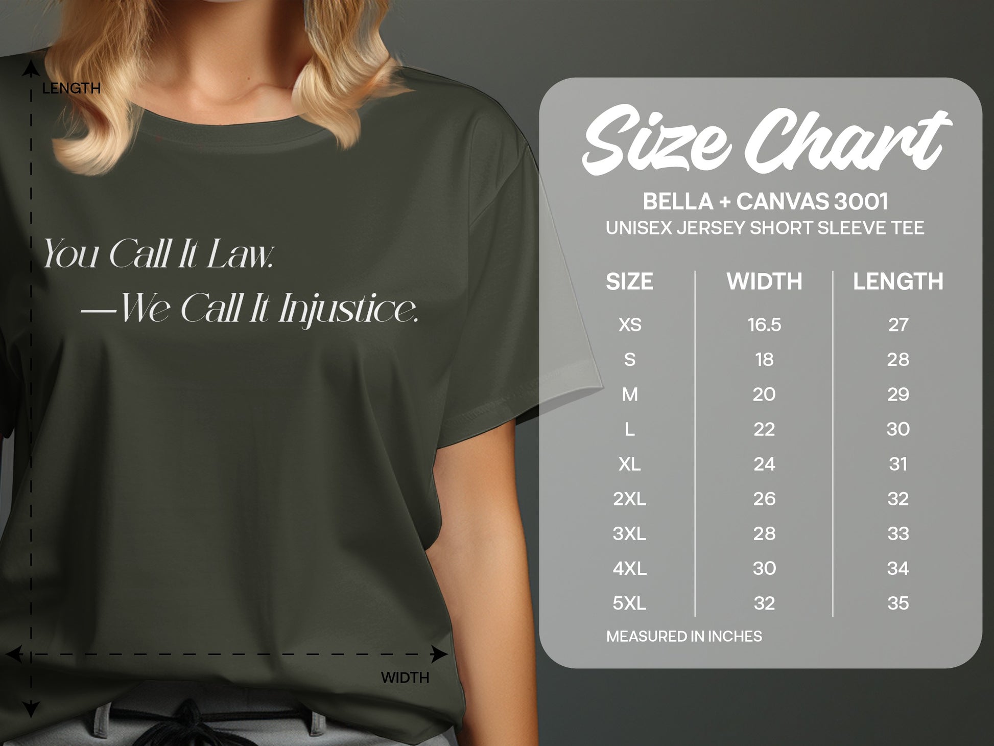 You Call It Law We Call It Injustice shirt product