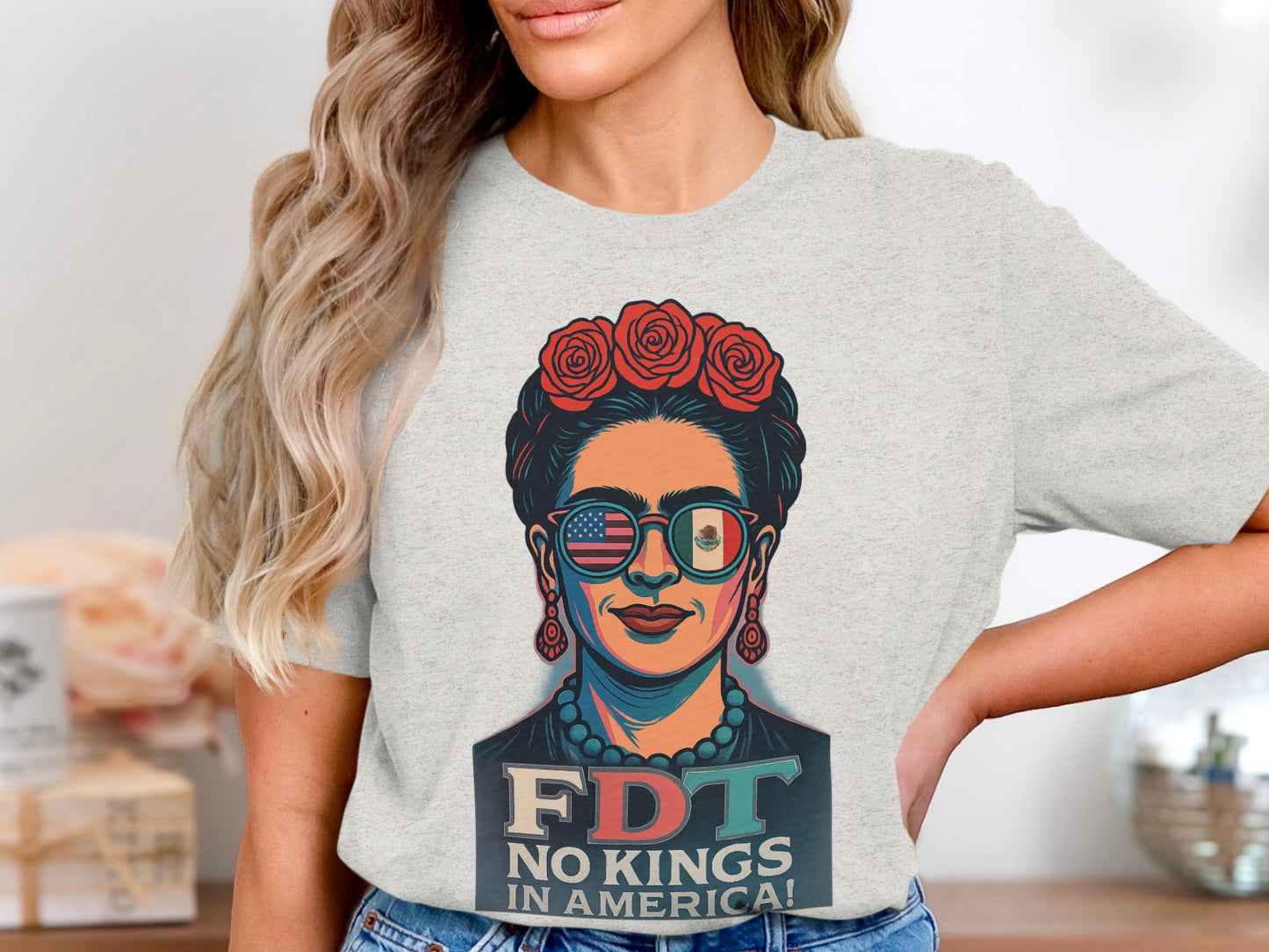 FDT No Kings in America graphic t-shirt product type