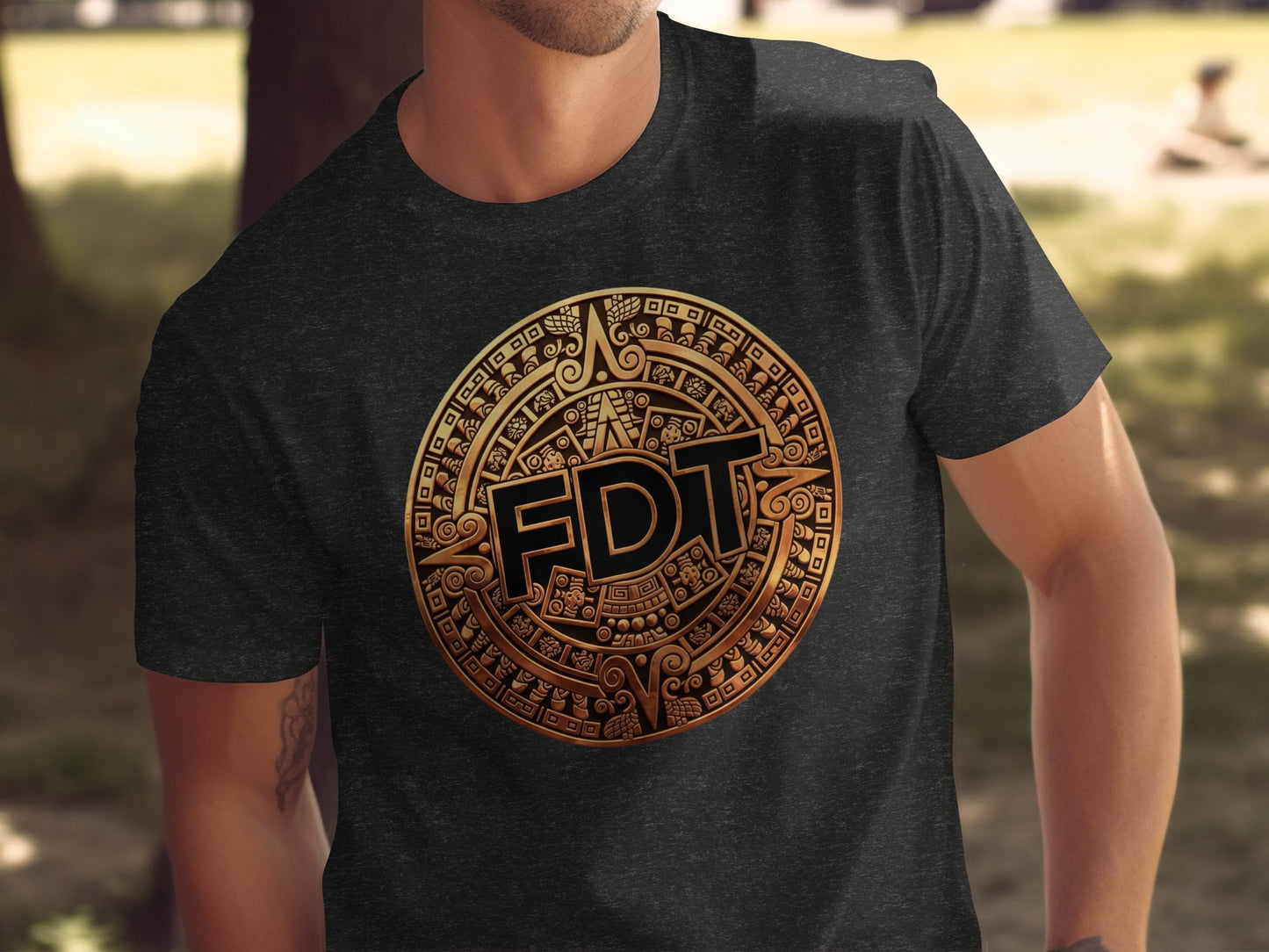 FDT Intricately Designed Round Emblem T-shirt product type