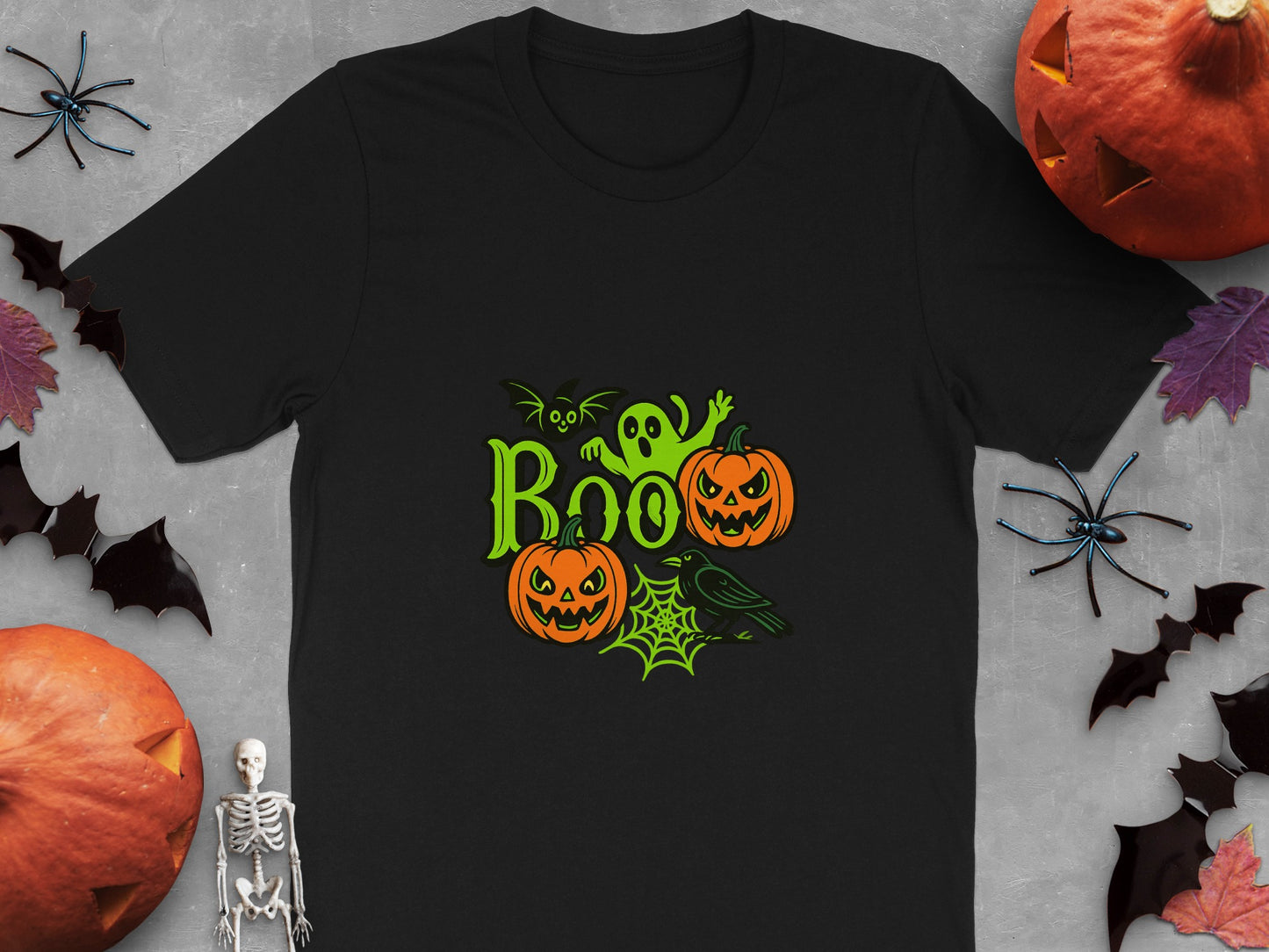 Festive Halloween Boo Ghost Pumpkin Printed product type