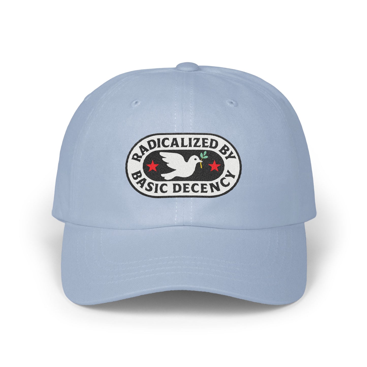Radicalized By Basic Decency Embroidered Hat product type