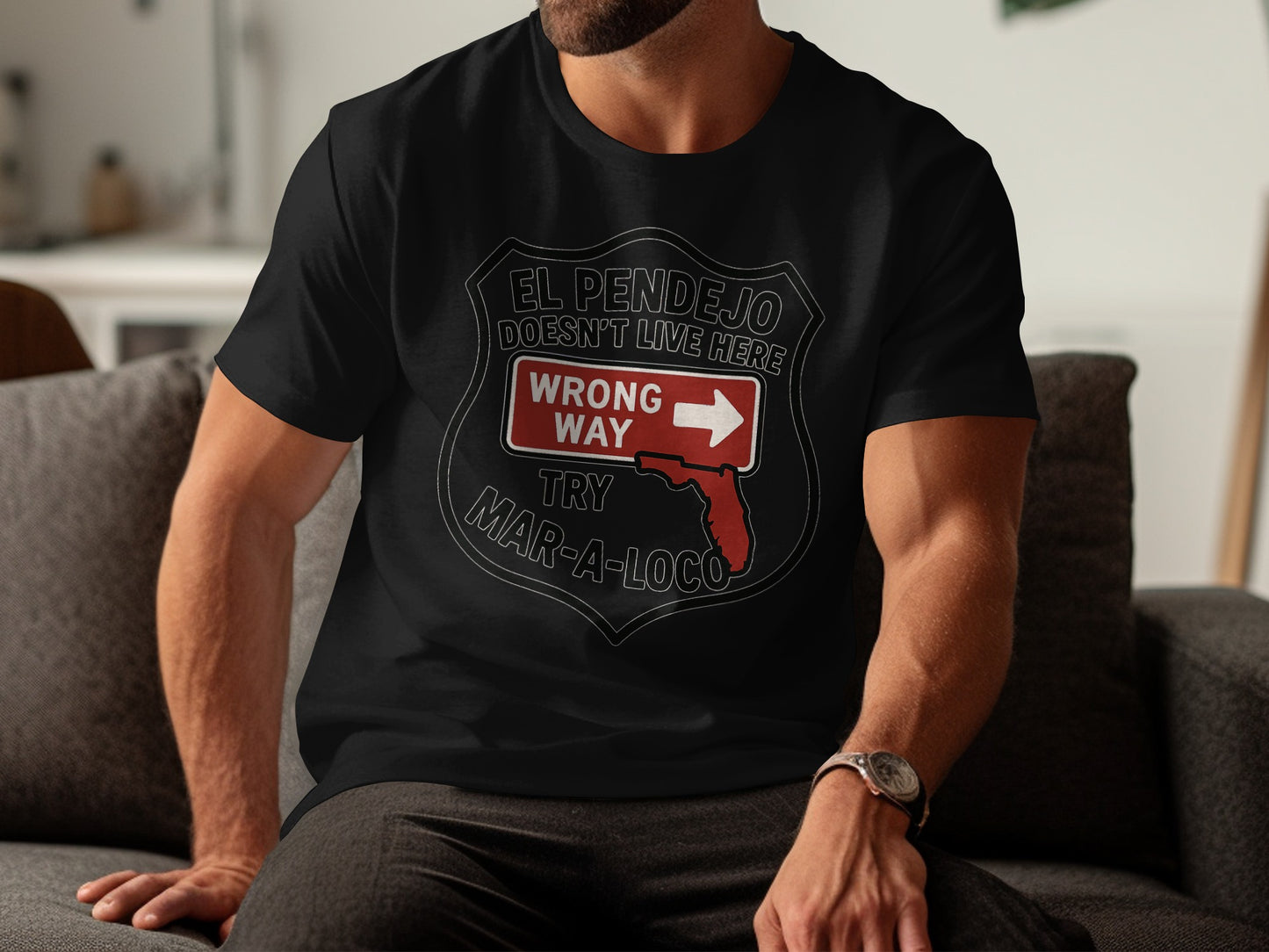 El Pendejo Doesn't Live Here Wrong Way Shirt product