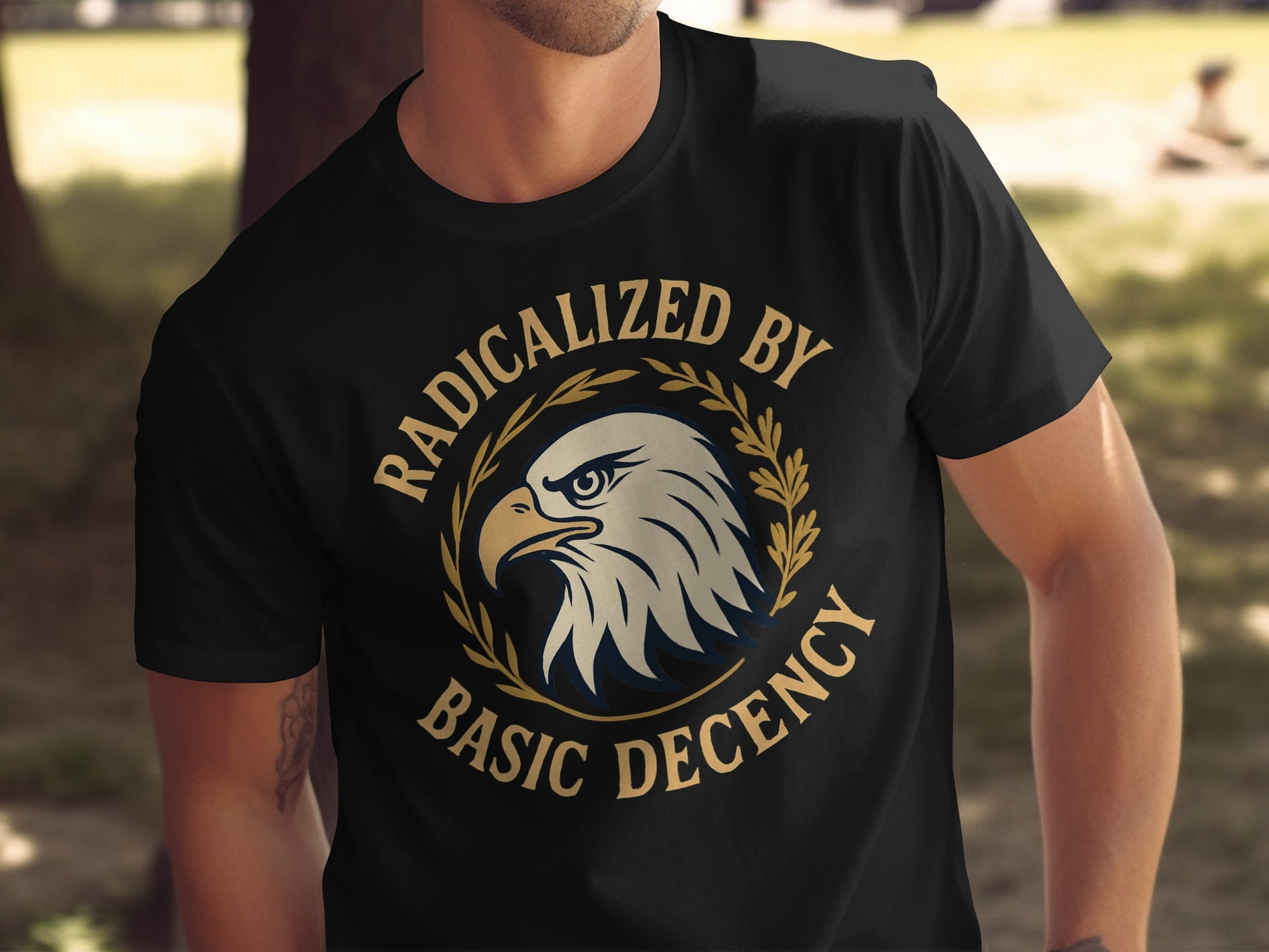 Radicalized By Basic Decency Graphic T-Shirt Product