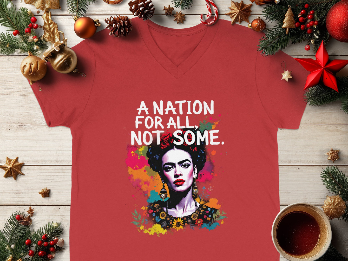A Nation For All Not Some graphic printed T-shirt