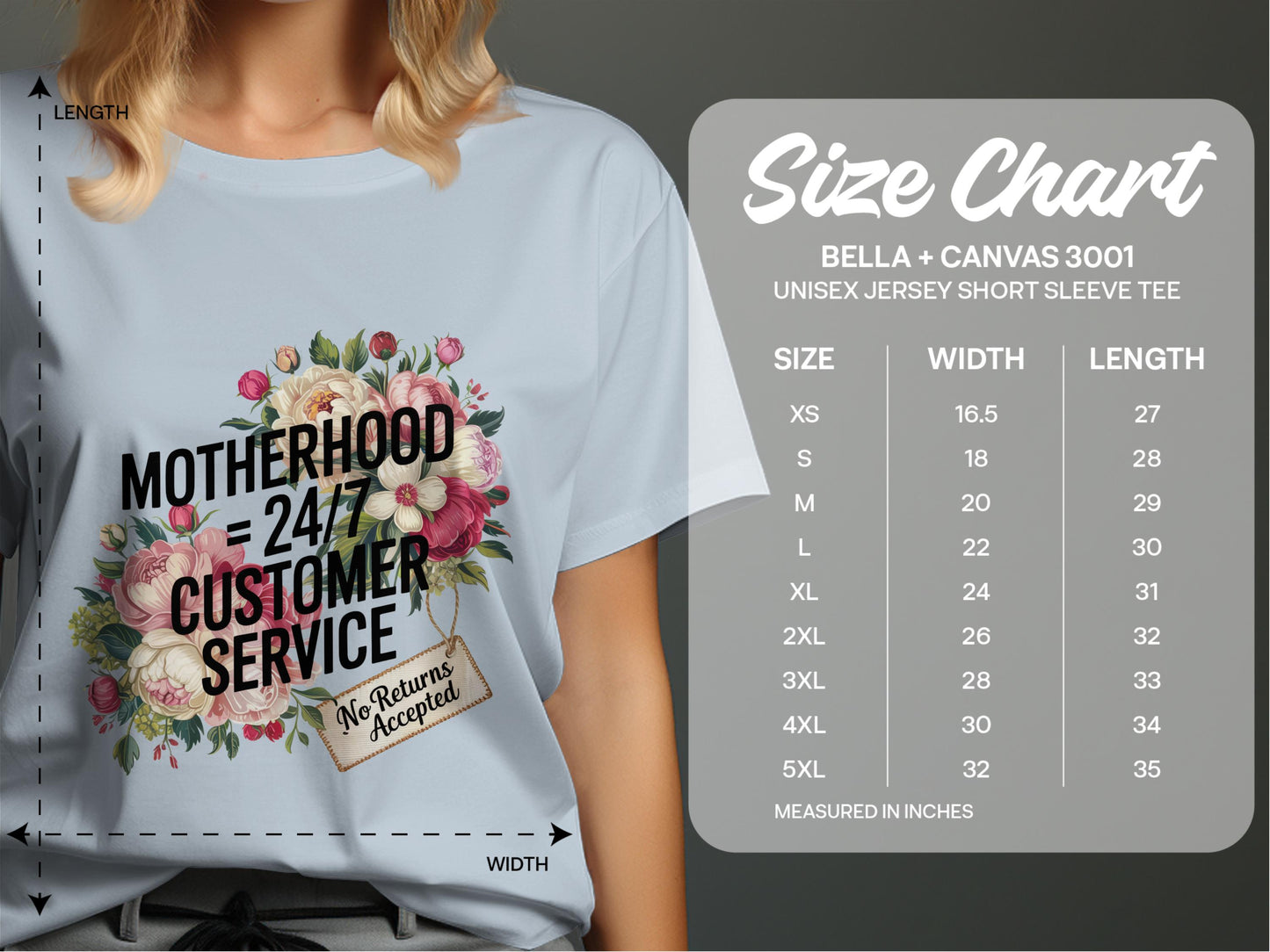 Motherhood 24/7 Customer Service Unisex Tee product