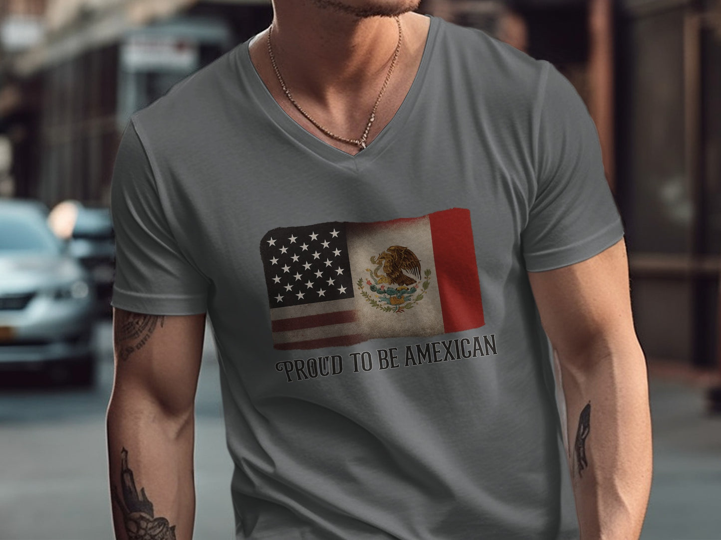 Proud to be Amexican Flag Graphic T-Shirt product
