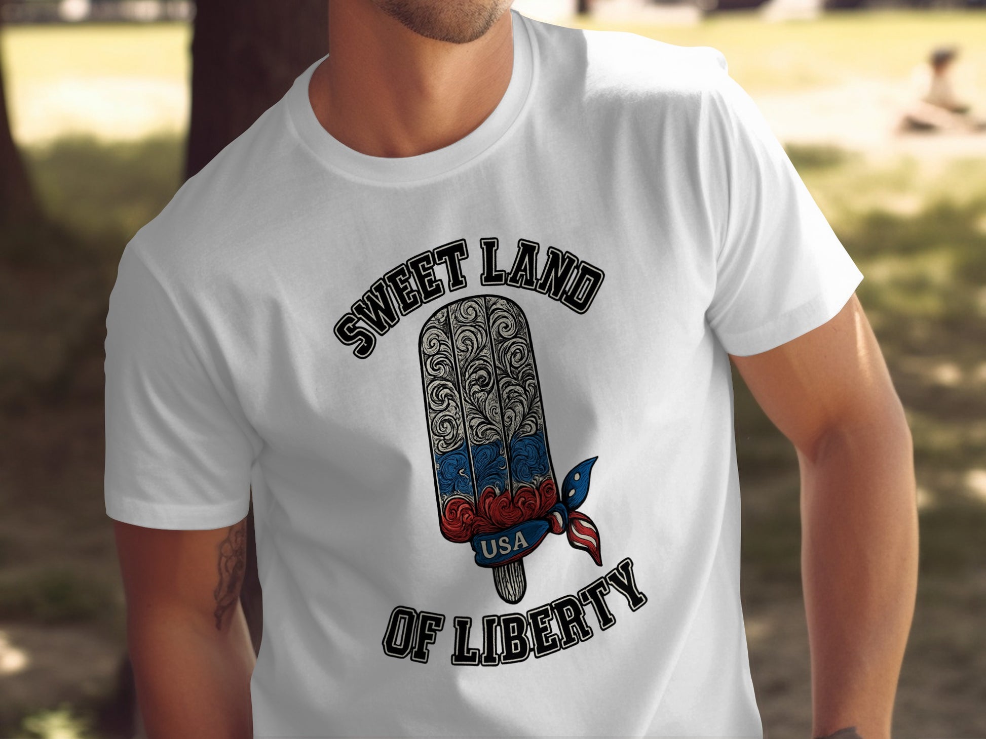 Sweet Land Of Liberty USA Ice Cream T-shirt product type
