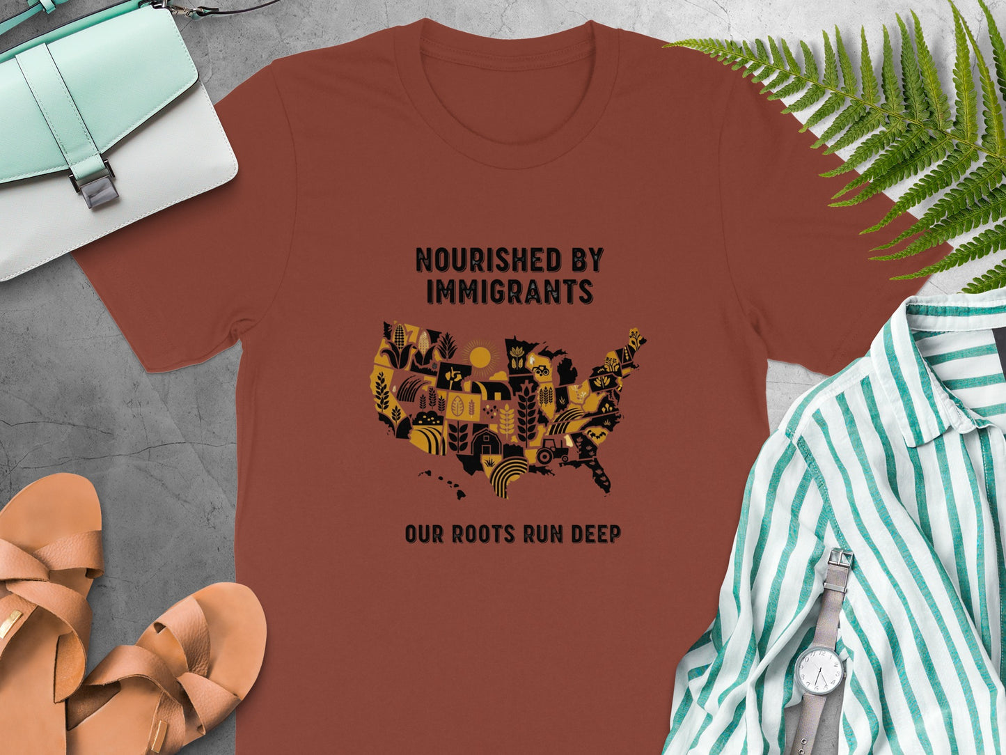 Nourished by Immigrants Our Roots Run Deep product type