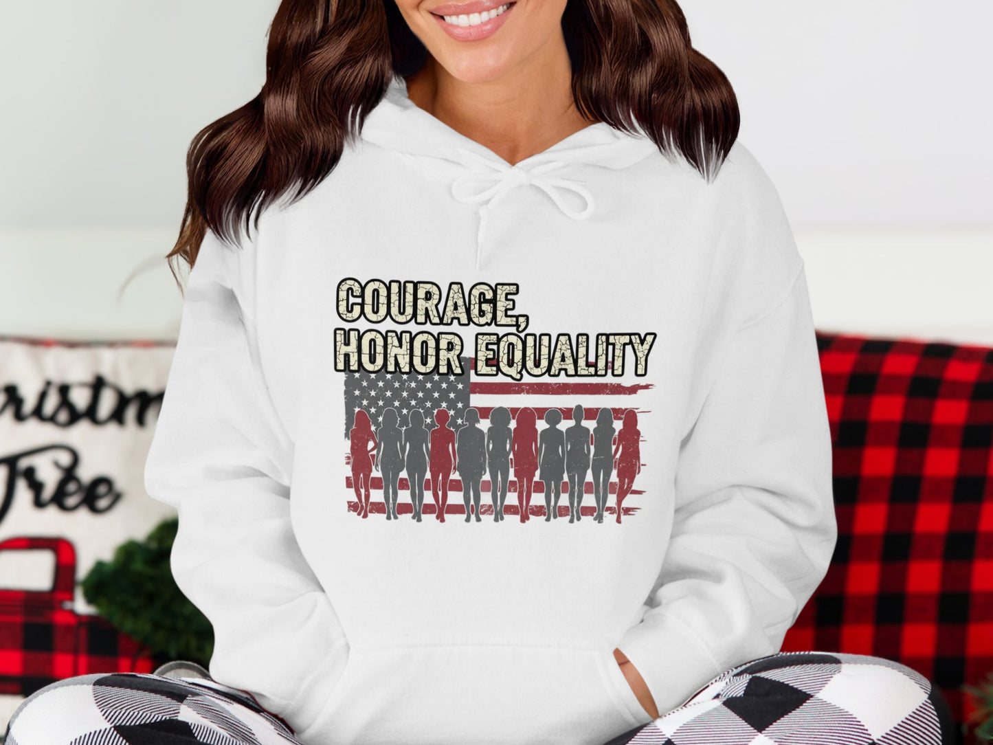 Courage Honor Equality Graphic Hoodie product type