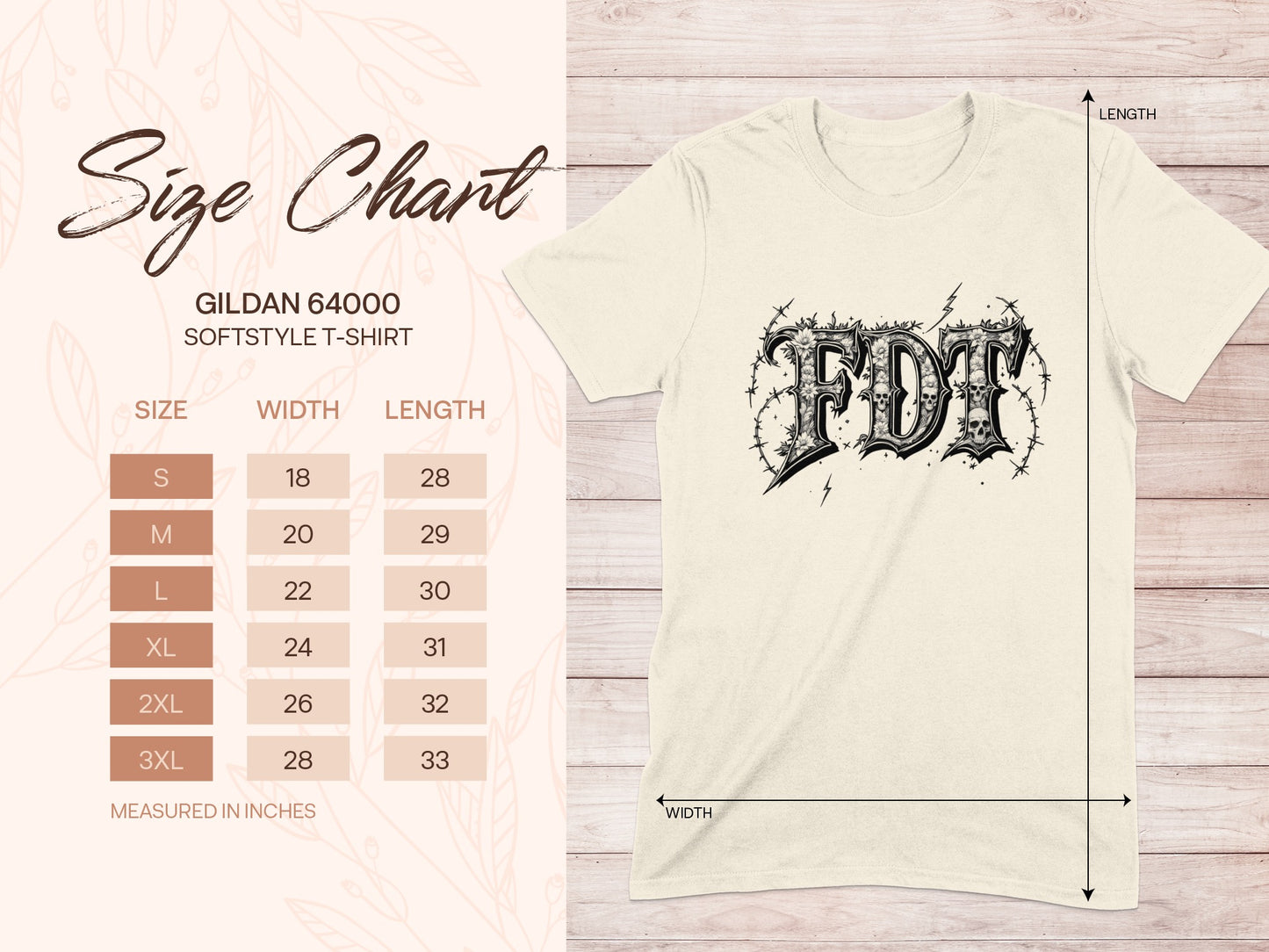 Edgy FDT Graphic Casual Everyday T-shirt product