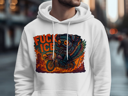 Unique Graphic Hoodie with Bold Artistic Design product