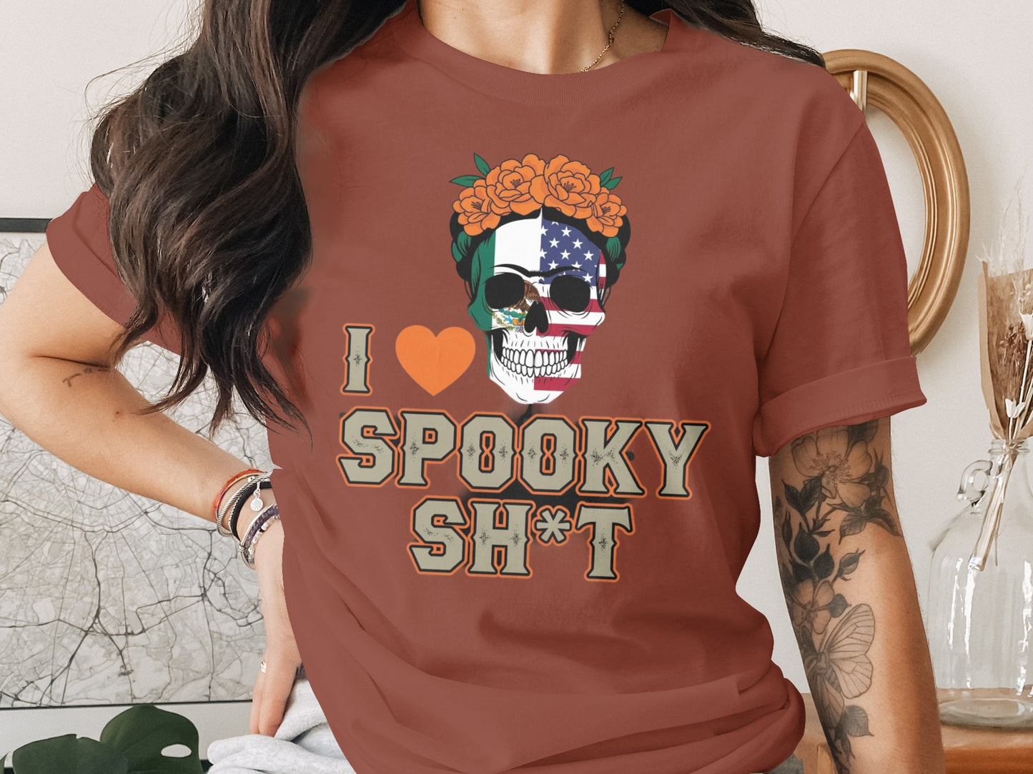 I Love Spooky Sh*t Graphic Shirt Halloween product type
