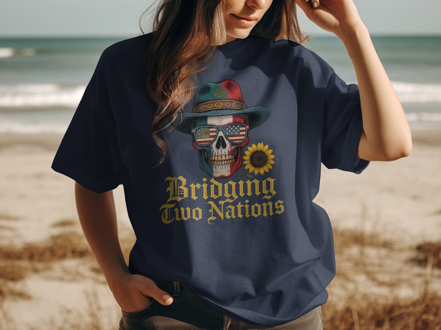 Bridging Two Nations Graphic Tee Casual product type