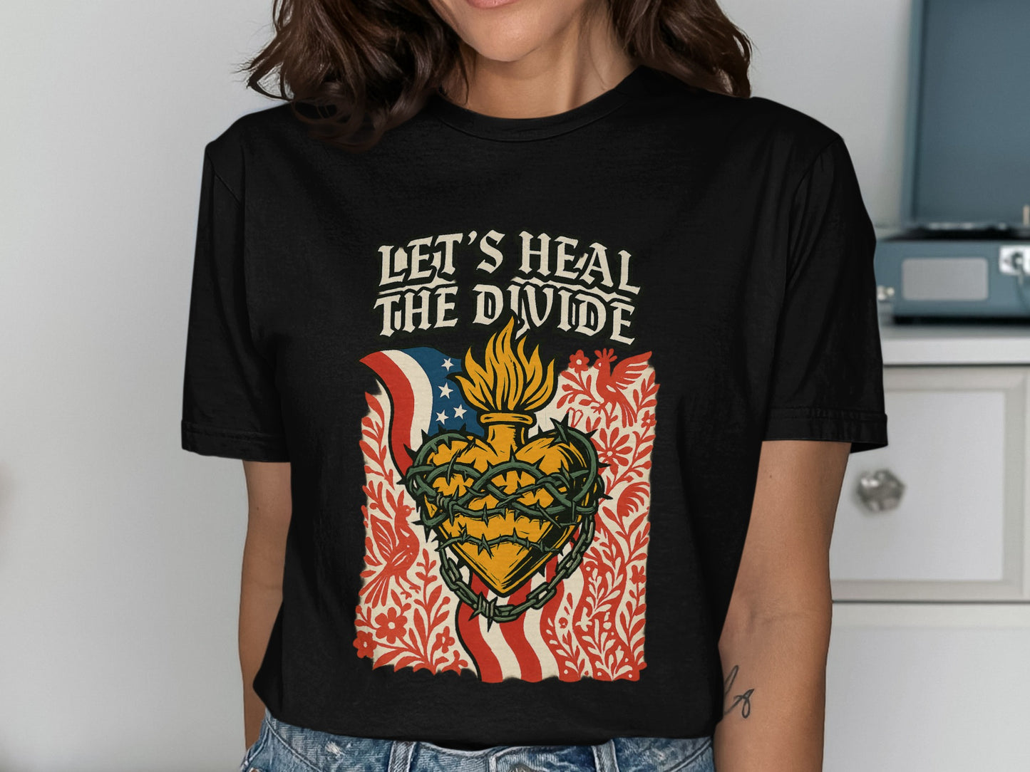 Let's Heal the Divide Graphic Tee Shirt product type