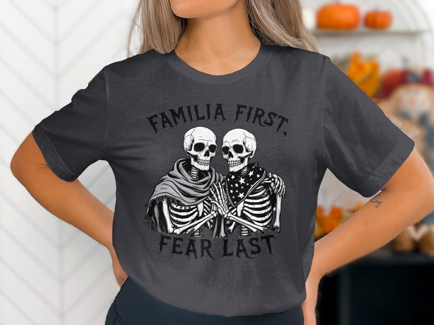 Familia First Fear Last Skeleton T-Shirt product