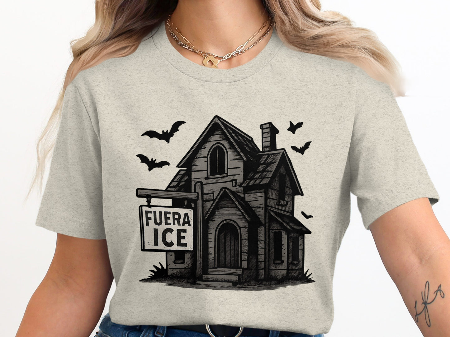 Haunted House Graphic Tee Halloween Costume product type