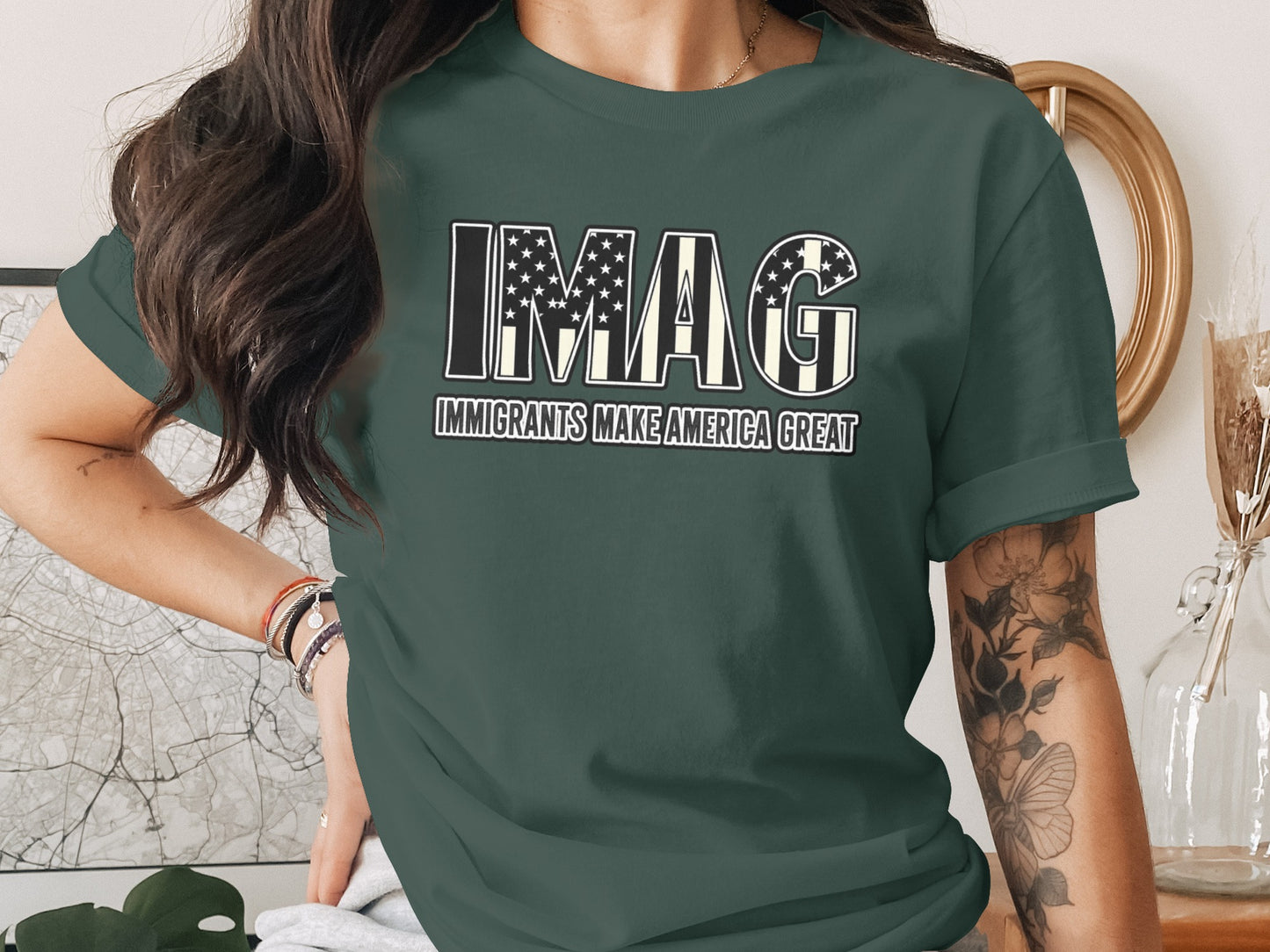 Immigrants Make America Great Graphic Tee product