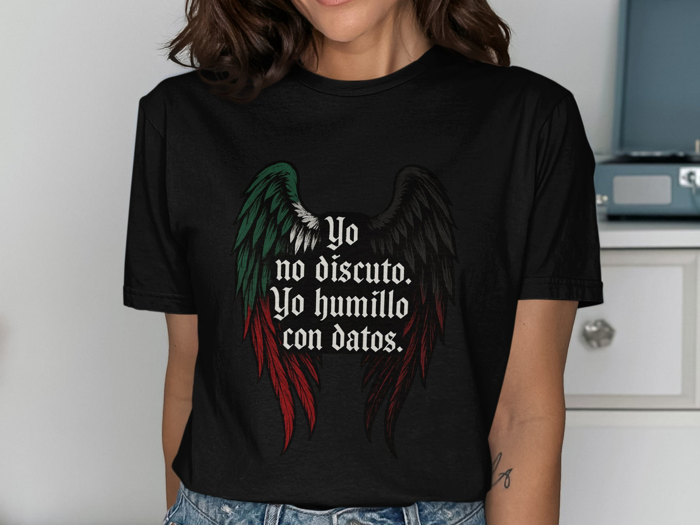Mexican Pride Winged Statement Graphic Tee product