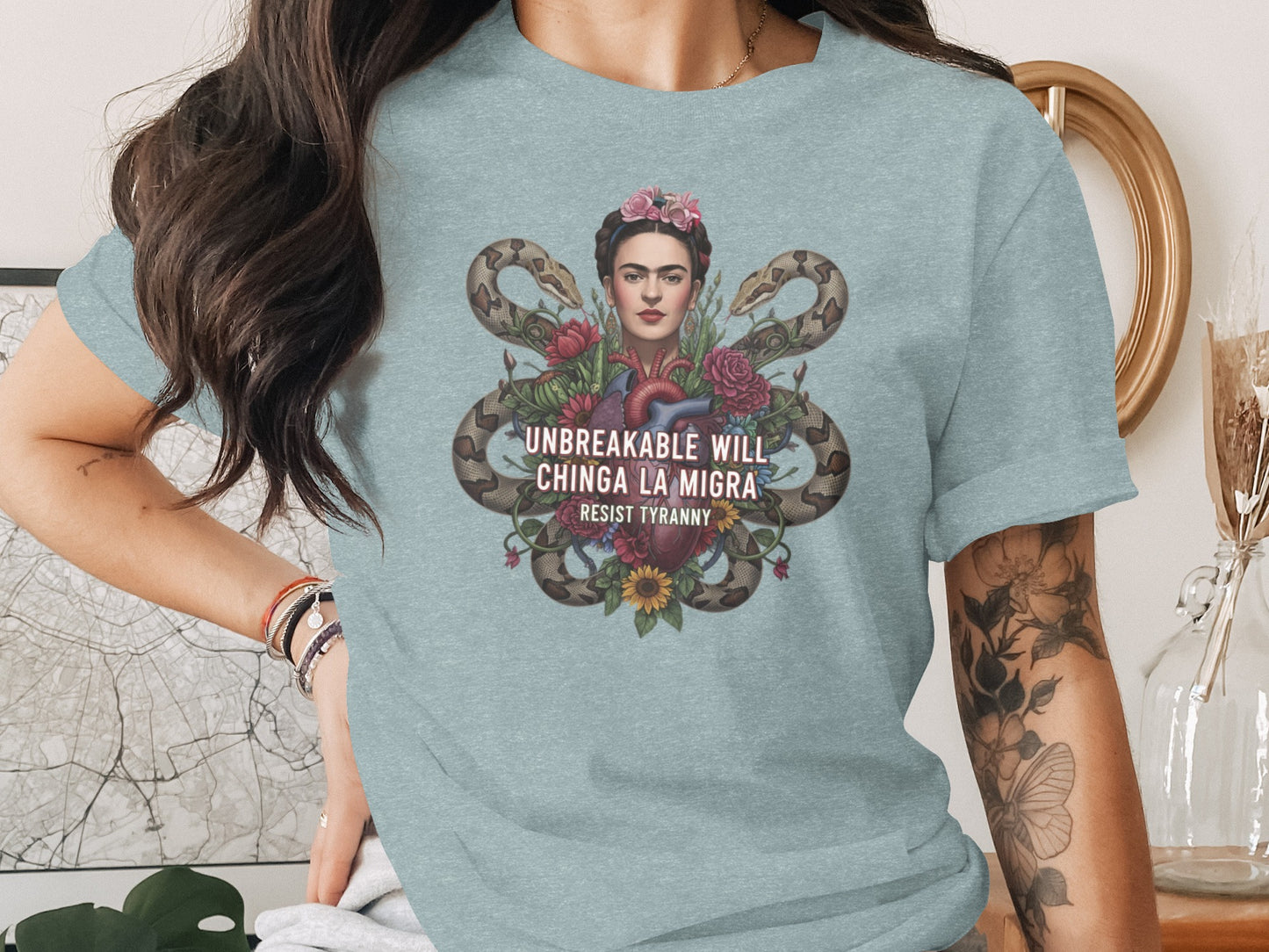 Unbreakable Will Chinga La Migra Resist Tyranny product type