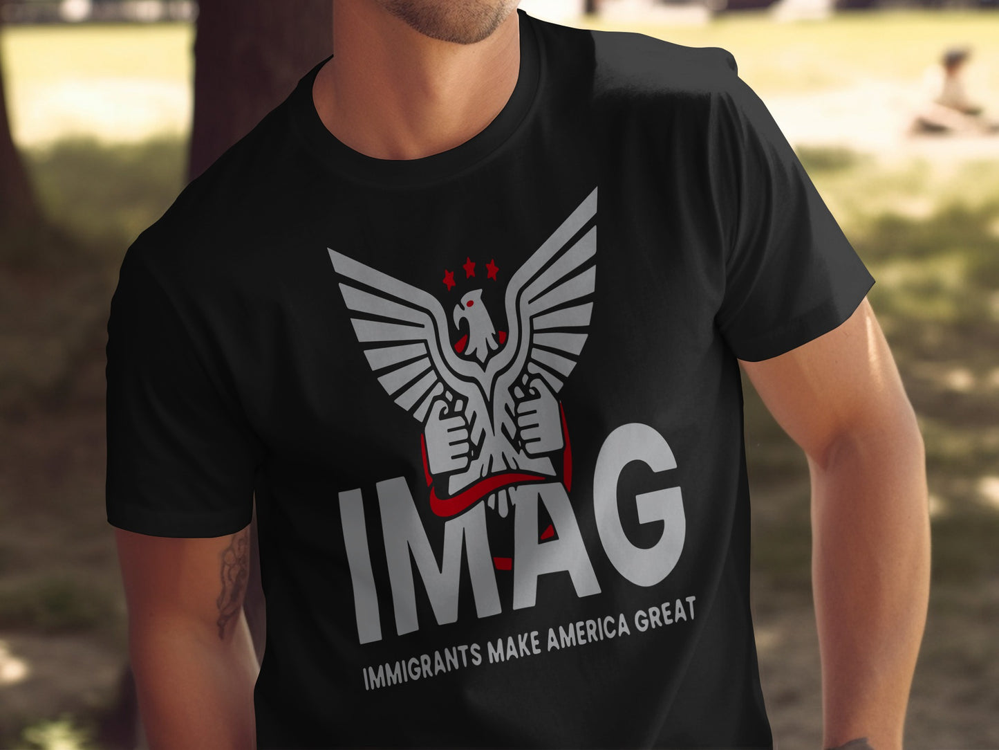 Immigrants Make America Great Graphic T-Shirt product