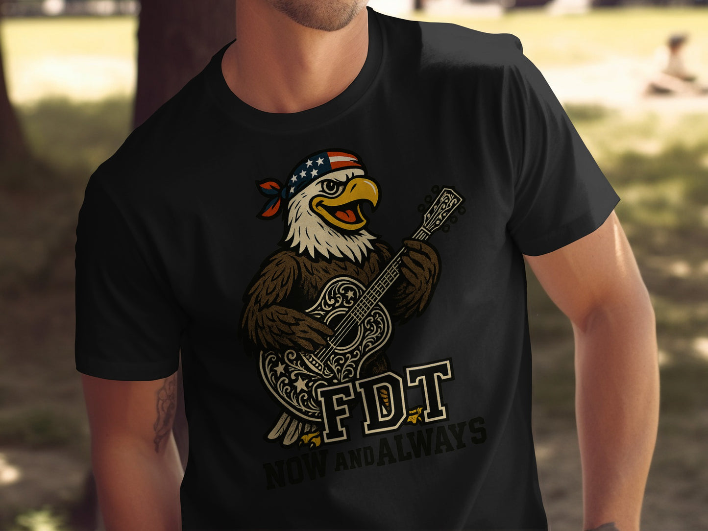 FDT Now And Always Eagle Holding Guitar Shirt product