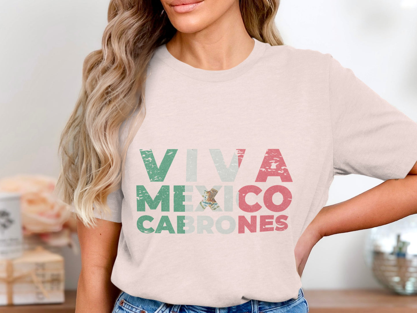 Viva Mexico Cabrones Graphic TShirt product type