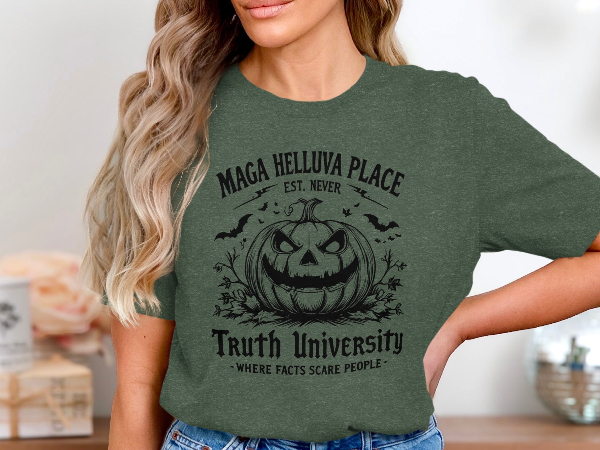 Maga Helluva Place Truth University T-shirt product