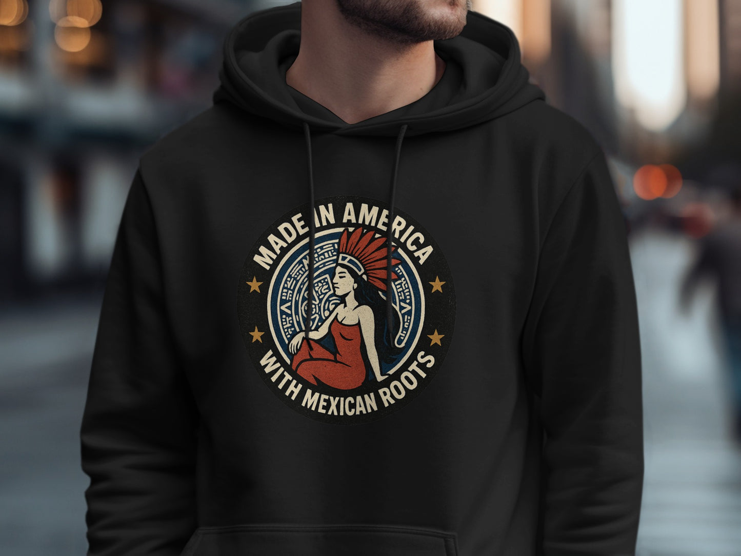 Made in America With Mexican Roots Hoodie product type