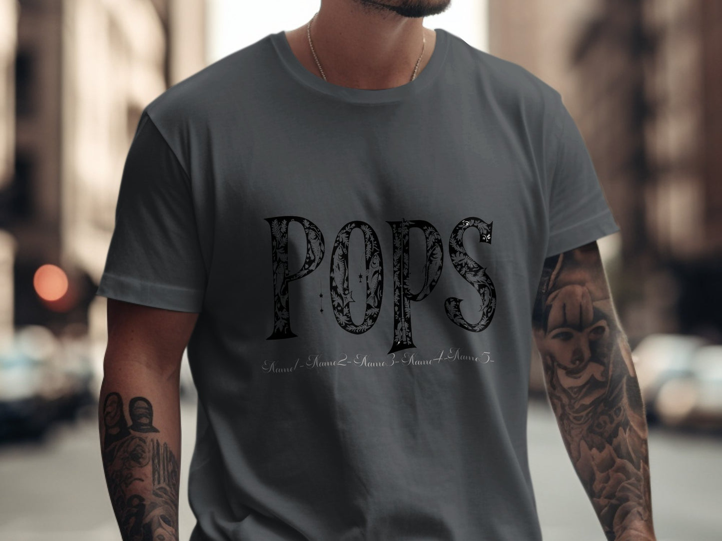 Pops Graphic Print Casual Wear T-shirt for Men Product