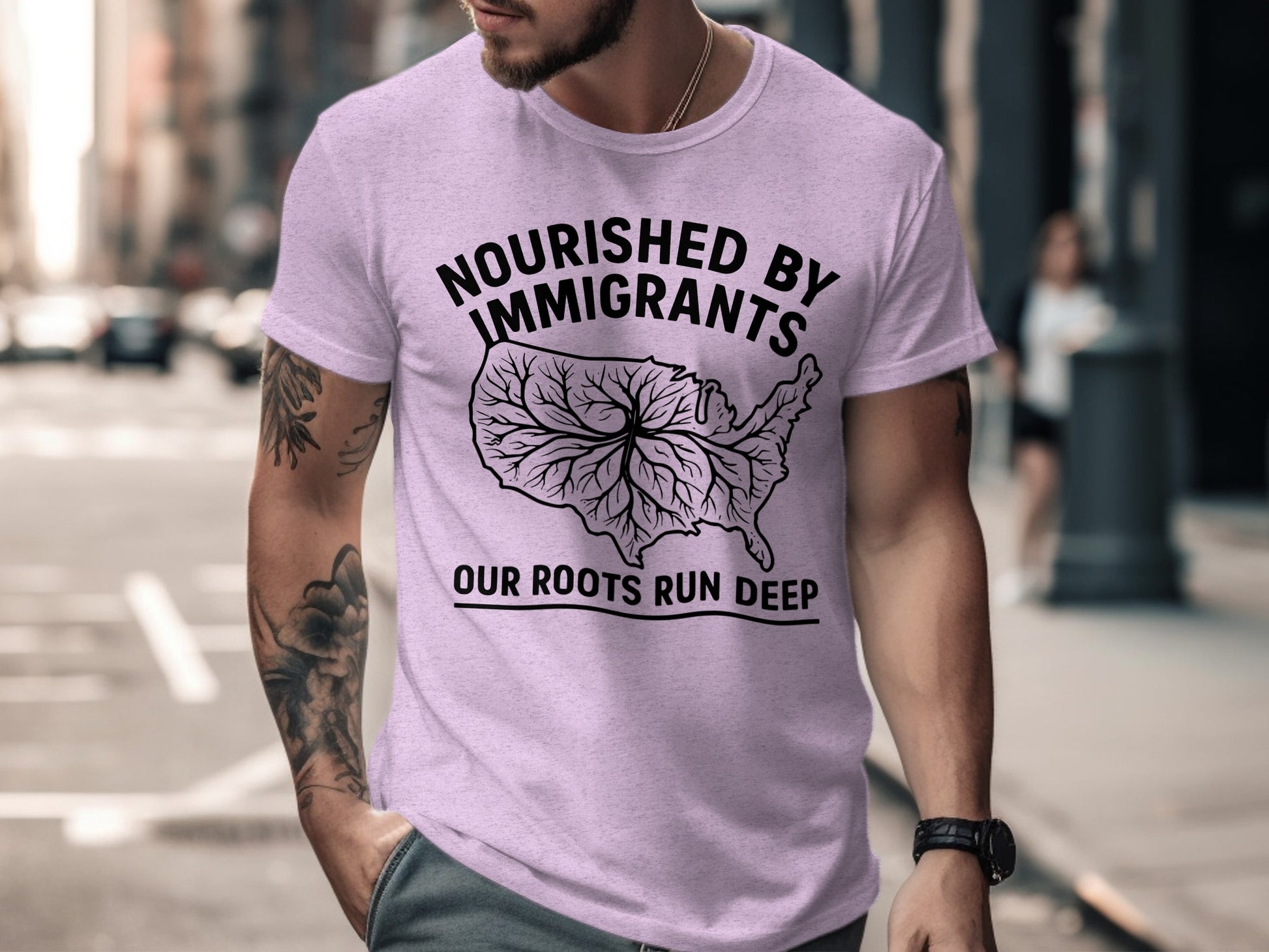 Nourished By Immigrants Our Roots Run Deep product type