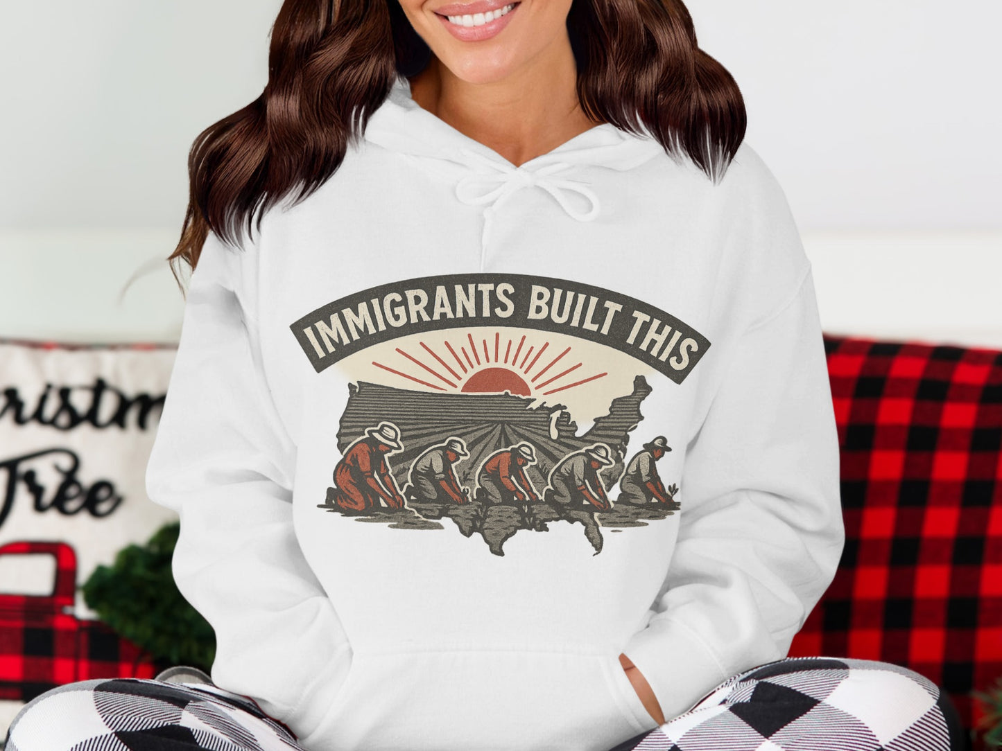 Immigrants Built This Graphic Hoodie product type