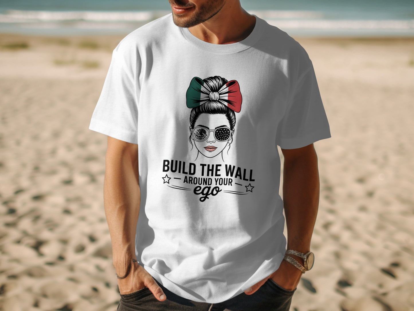 Build the Wall Around Your Ego Graphic T-Shirt product type