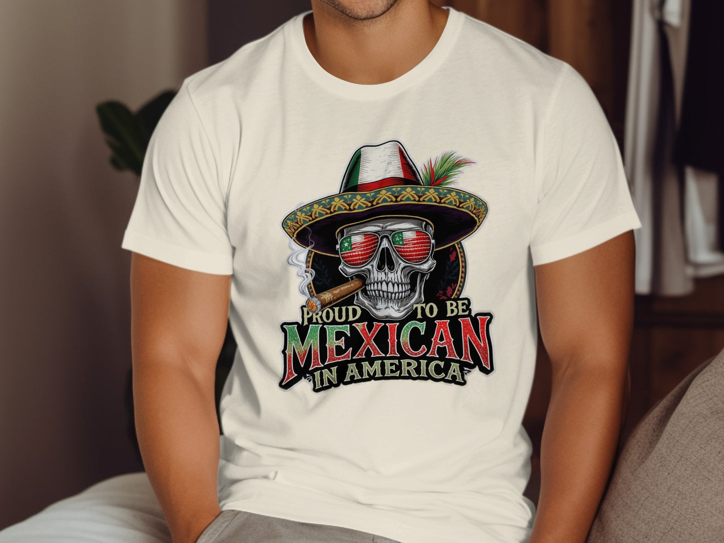 Proud to Be Mexican in America Graphic T-shirt Product