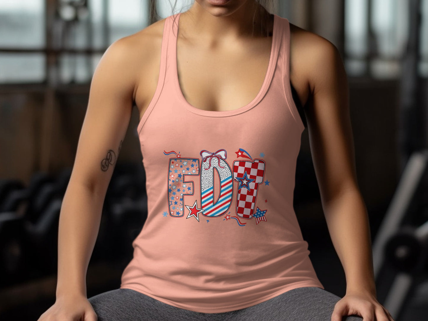 American Flag Themed FIT Tank Top product