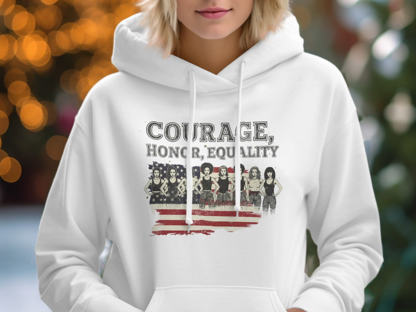 Courage Honor Equality Graphic Hoodie product type