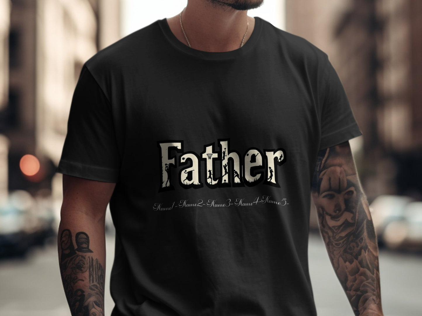 Father Themed Graphic Print Stylish T-shirt product