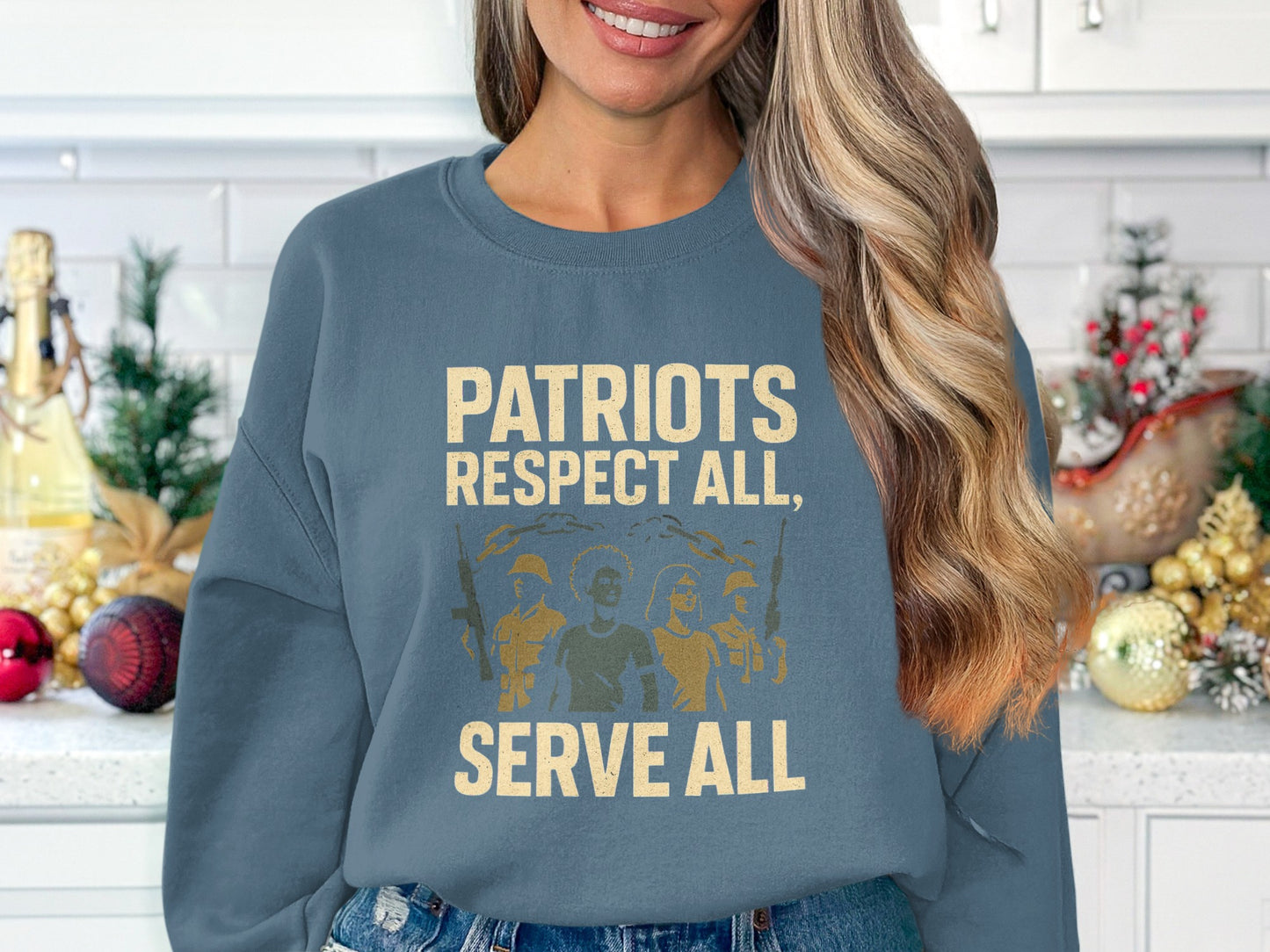 Patriots Respect All Serve All Sweatshirt product