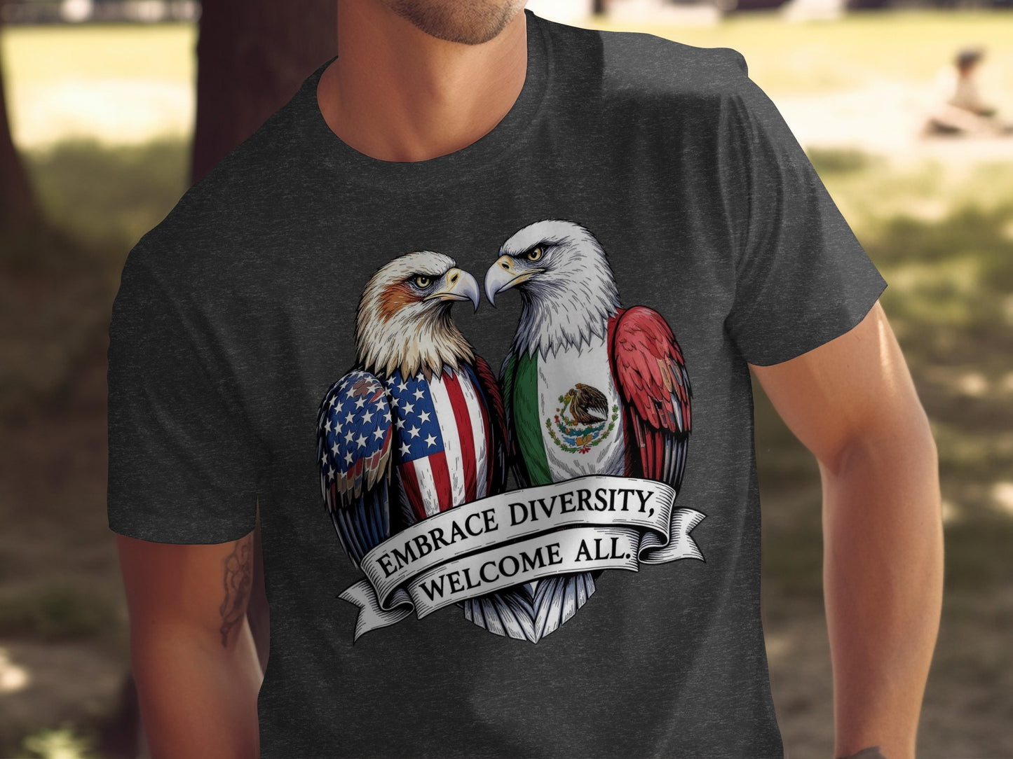 Embrace Diversity Welcome All Graphic T-shirt product