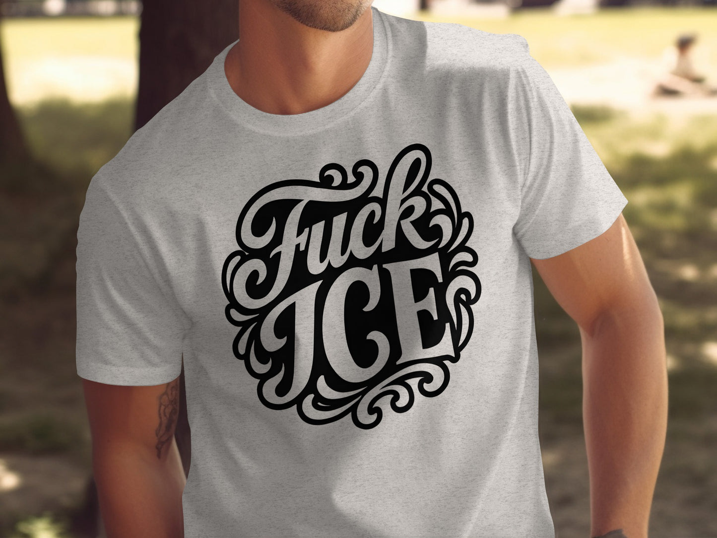 Statement Tee with Bold Message Graphic Shirt product