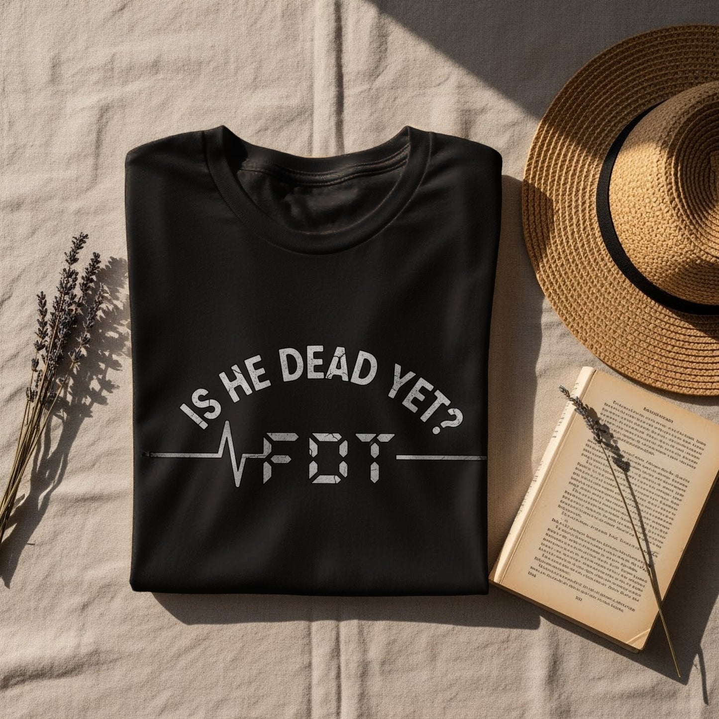 Is He Dead Yet Graphic T-shirt product