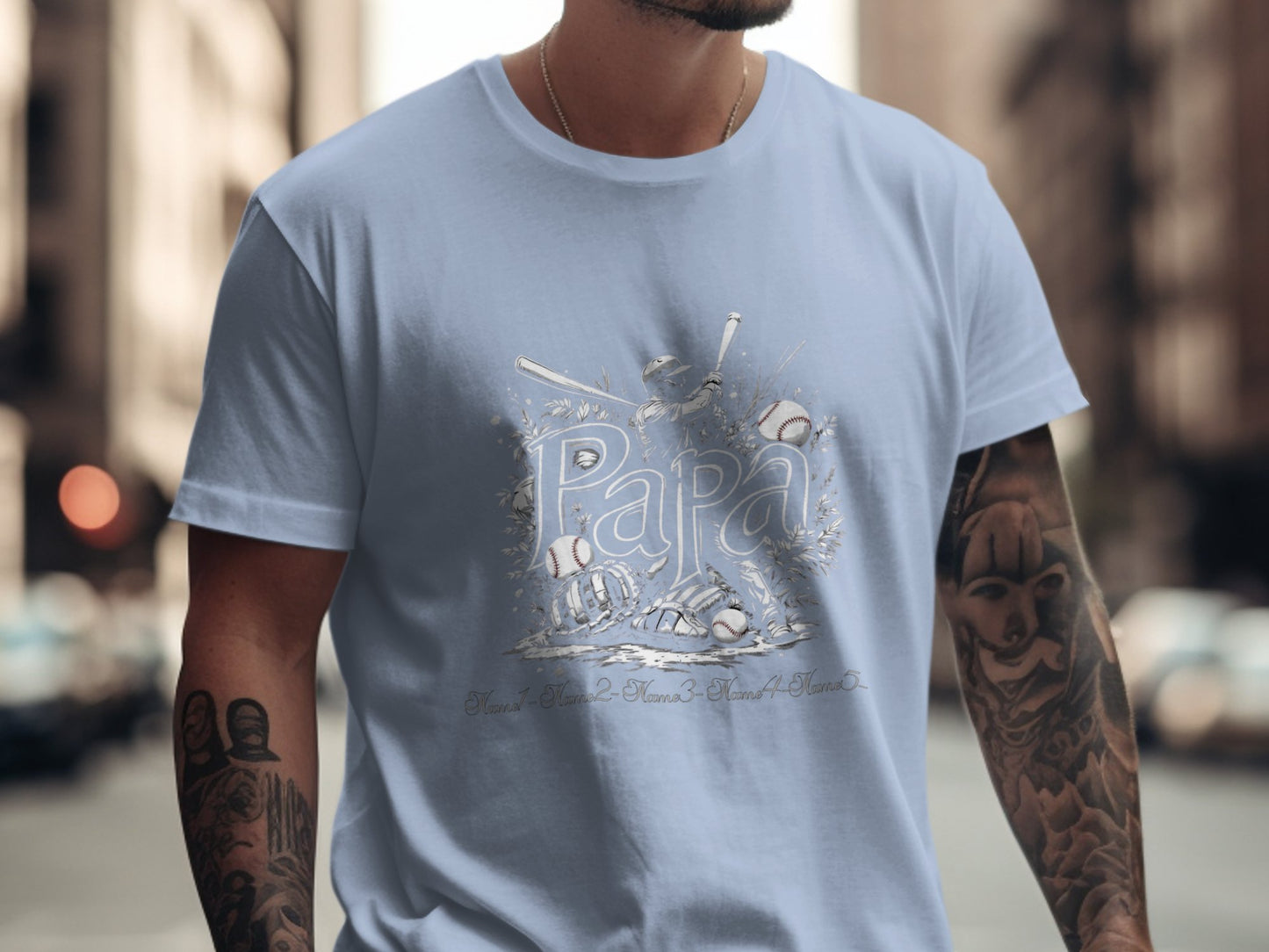Papa Graphic Print Classic Fit T-shirt product