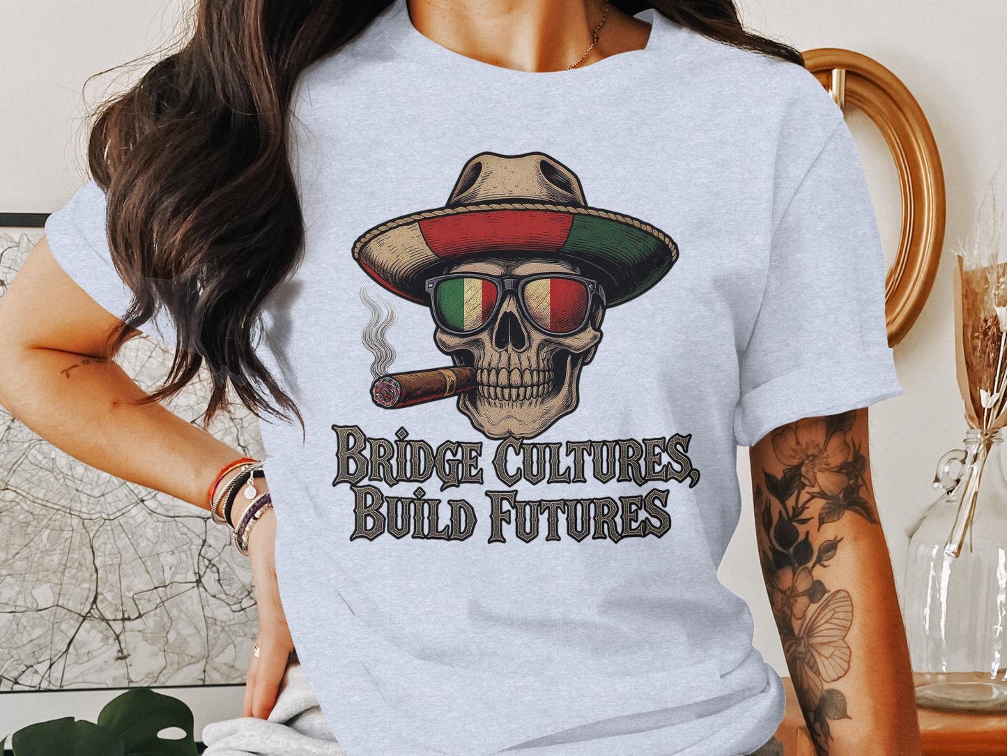 Stylish Graphic Tee with Unique Skull Design product