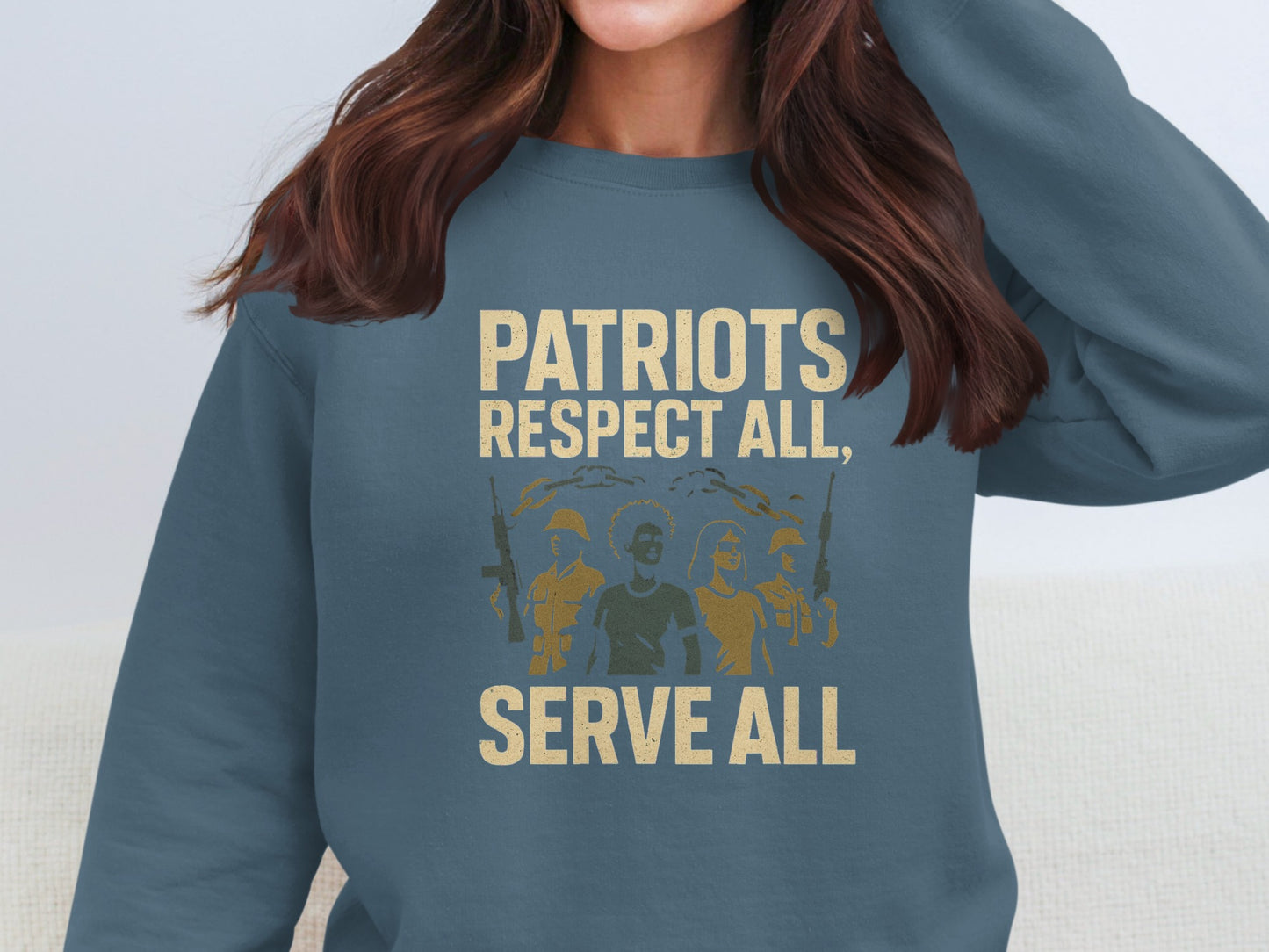 Patriots Respect All Serve All Sweatshirt product