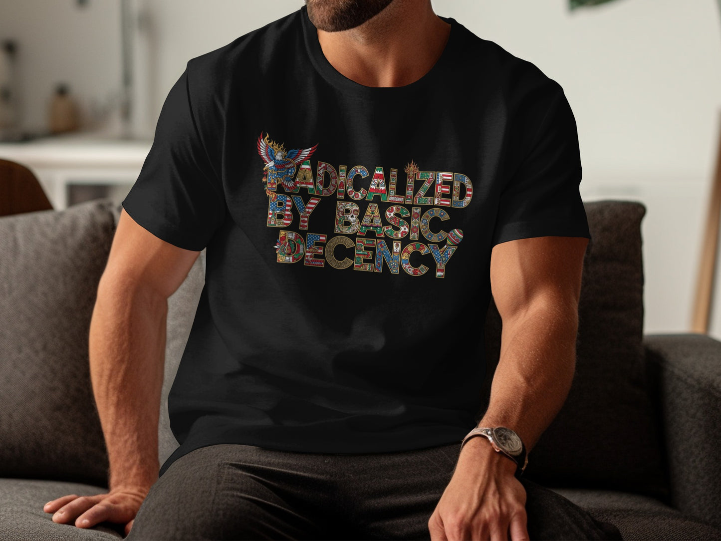 Radically By Basic Decency Graphic Printed T-shirt product type